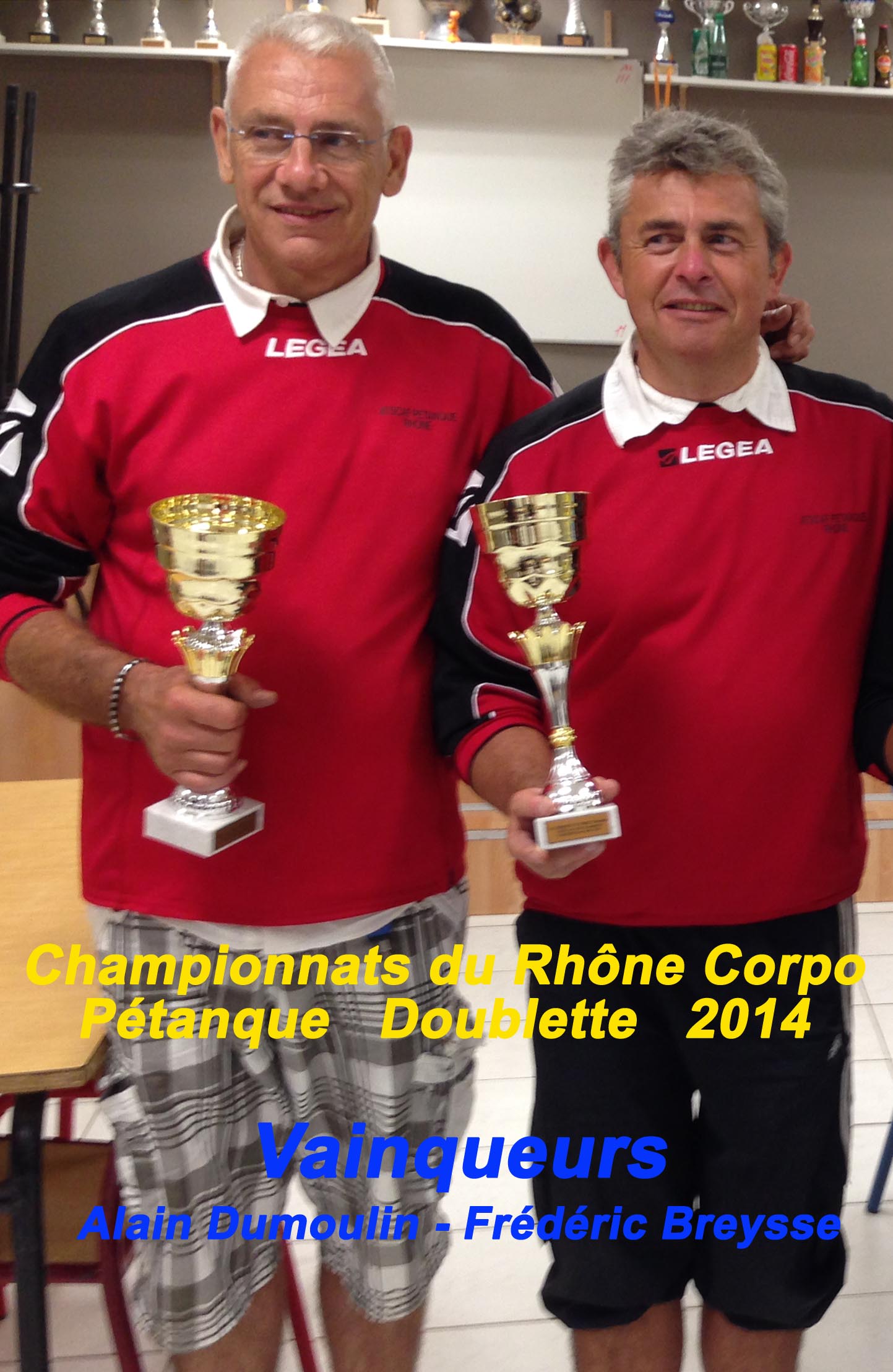 Nos Champions Doublette Corpo 2014