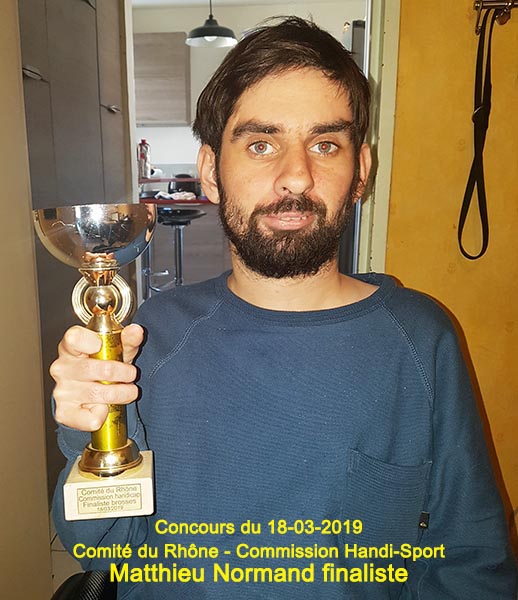 Concours Handi-Sport BROSSES 18/03/2019 Pétanque