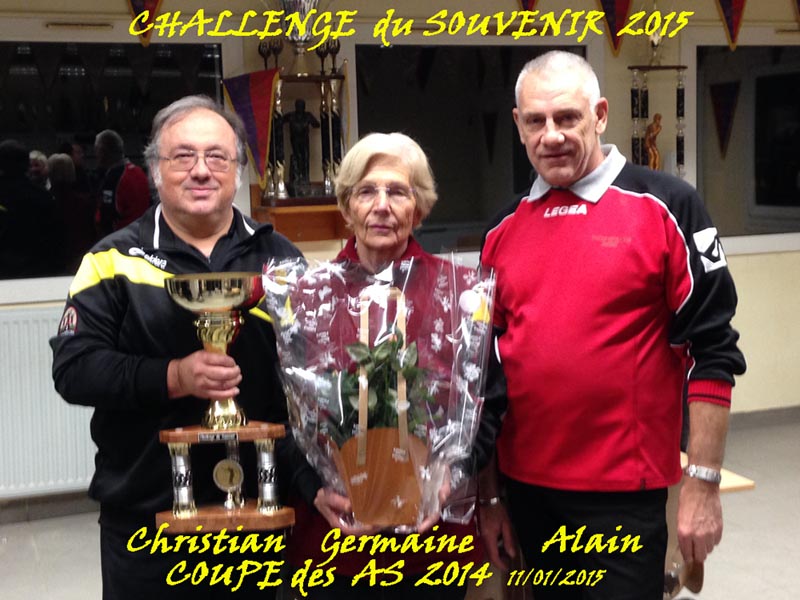 Vainqueurs Challenge du Souvenir 2015